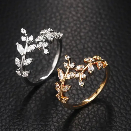 925 Sterling Silver Tree Branch Shape Ring